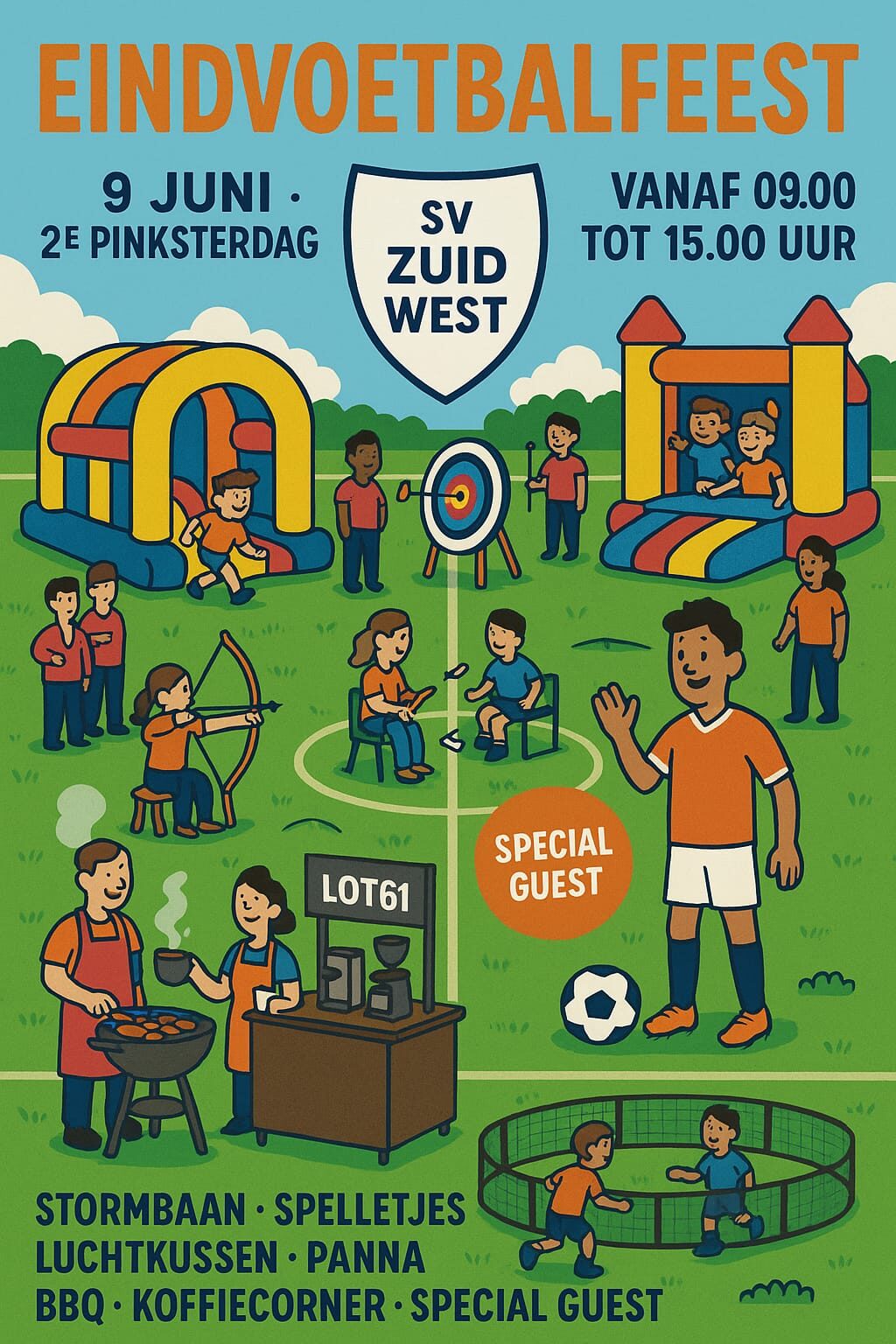 HMC Touzani FC Sluit Het Seizoen Af Met Spetterend Eindfeest